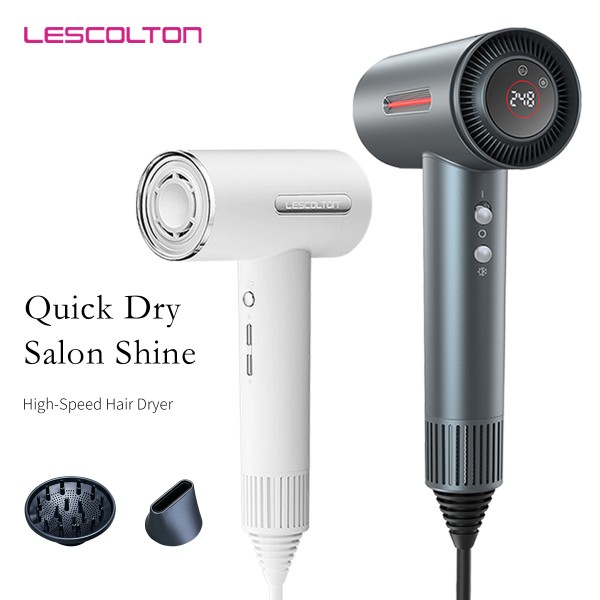 LESCOLTON LS-092 Hair Dryer, Ionic Blow Dryer, High speed hair dryer