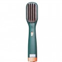 Lescolton Green Hot Air Hair Straightener Brush Hot Air Brush Straightening Comb with ION Generator 