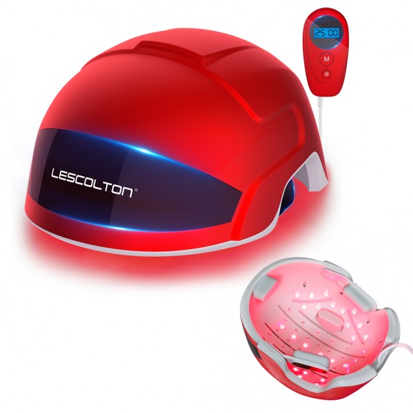 Lescolton hair growth helmet LS-D601 26 laser and 30 LED 4 modes red