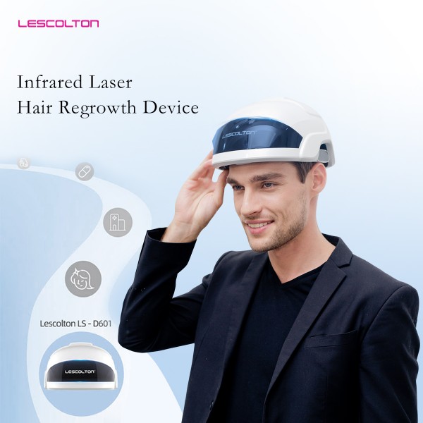 LESCOLTON Hair Growth System, FDA Cleared, 80 Laser Diodes Rechargeable Red Light Therapy Cap & Helmet Hair Regrowth and Hair Loss Treatment Device For Thinning Hair (2nd Generation)