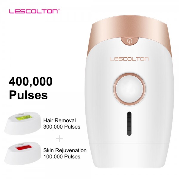 Lescolton 2 in 1 IPL epilator One machine with two heads IPL hair removal